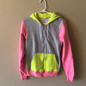 American Apparel Neon Sweatshirt